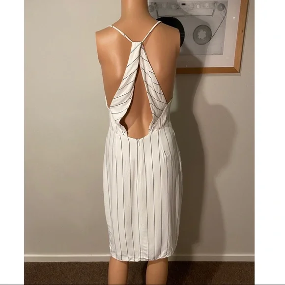 Bec & Bridge white pin striped dress size 8 ♠️ - Picture 5 of 6